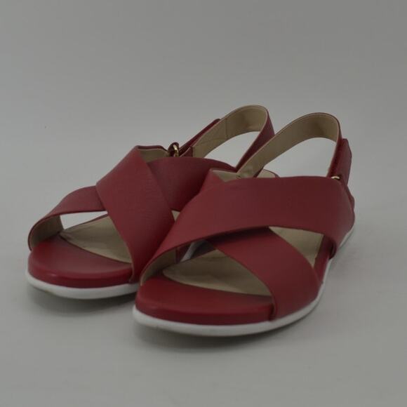Cole Haan Grand Ambition Red Womens Leather Sandals Size 8.5 - Picture 10 of 10